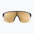 Red Bull Spect Dakota Gummi schwarz/Rauch mit Gold Spiegel Radfahren Brille 6